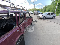 В поселке Иншинском в аварии с двумя ВАЗами пострадал мужчина, Фото: 8