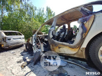 Цыганский конфликт в Туле: ночью подожжены четыре автомобиля, Фото: 11