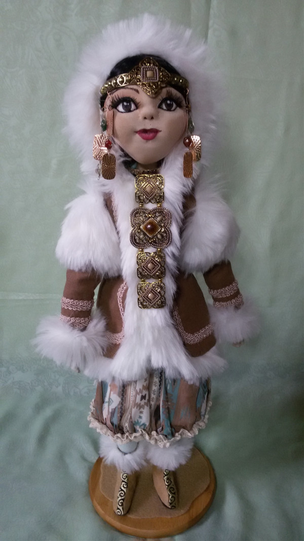 Текстильная кукла Якуточка