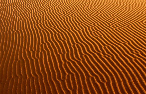 Песок в пустыне Сахара. 