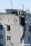 У дома, поврежденного взрывом в Ясногорске, демонтировали опасный угол стены, Фото: 32