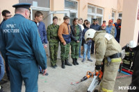 Тульские спасатели провели урок для юнармейцев, Фото: 13