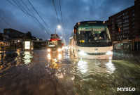 Ночной потоп в центре Тулы: Лейтейзена, Фото: 7