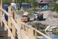 Монолитный мост через Упу в Туле: строители рассказали об особой технологии заливки бетона, Фото: 31