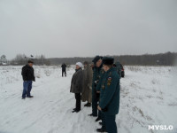 Тульские огнеборцы ликвидировали условное  возгорание в селе Прудное, Фото: 4