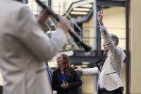 Губернаторский духовой оркестр получил автобус на 55 мест, Фото: 30