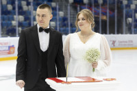 Тульская пара провела свадебную церемонию в Ледовом дворце, Фото: 6