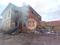 Пожар в заброшке на Пирогова, Фото: 4
