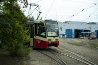 Дмитрий Миляев посетил трамвайное депо, Фото: 4