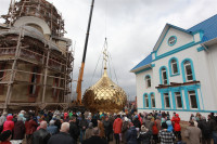 Освящение креста купола Свято-Казанского храма, Фото: 22