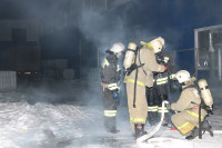 Пожар на складе ОАО «Тулабумпром». 30 января 2014, Фото: 21