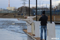 В Туле Упа подтопила Пролетарскую набережную, Фото: 1