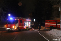 Горевший дом на ул. Пушкинской в Туле тушили шесть пожарных расчетов, Фото: 9