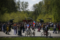 Поздравление пилотажной группы "Первый полет" с Днем Победы. Тула. Центральный парк. , Фото: 127