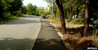 В Привокзальном округе Тулы выполняется ремонт тротуаров, Фото: 13