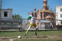 Тульские журналисты сыграли в футбол с зэками, Фото: 13