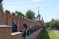 Установка шпиля на колокольню Тульского кремля, Фото: 22