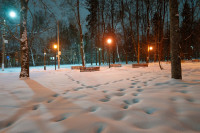 Вечерний снегопад, Фото: 31