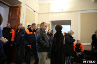 Дело газовщика: желающие попасть на заседание оккупировали Тульский областной суд , Фото: 4