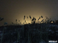 Новомедвенский поселок накрыло оранжевым облаком, Фото: 2