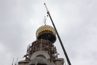 Освящение креста купола Свято-Казанского храма, Фото: 24