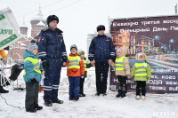 Автофлешмоб на площади Ленина в честь Дня памяти жертв ДТП, Фото: 20