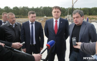 Владимир Груздев посетил строительную площадку микрорайона «Новая Тула», Фото: 2