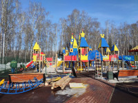В Центральном парке демонтируют игровой комплекс «Сказочное королевство», Фото: 10