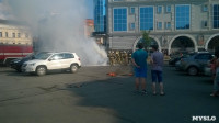 Возле ТЦ "Утюг" сгорела легковушка, Фото: 4