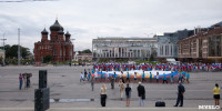 Велопробег в цветах российского флага, Фото: 18