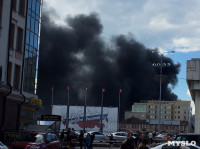 Загорелся недостроенный ТЦ на Красноармейском проспекте, Фото: 6