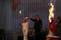 Этафета олимпийского огня. Площадь Ленина, Фото: 41