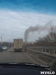 На Одоевском шоссе сгорел дом, Фото: 1