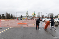 На площади Ленина начали монтаж Губернского катка, Фото: 10