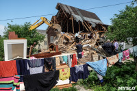 Плеханово, итоги дня: В таборе принудительно снесли первые 10 домов, Фото: 8