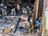 «Что это бахнуло ночью?»: пожар в гараже на ул. Приупской напугал жителей соседних домов, Фото: 10