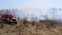Лесной пожар: учения МЧС, Фото: 3