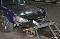 В Туле Mercedes сбил ограждение и приземлился на встречке, Фото: 8
