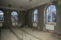 Дмитрий Миляев проверил, как идет ремонт вечерней школы на ул. Зорге, Фото: 21