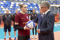 Губернатор Дмитрий Миляев встретился с волейболистками «Тулицы», Фото: 6