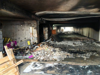 Пожар в подземном переходе на ул.Мосина, Фото: 6