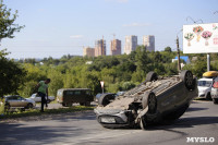 В Туле на Щекинском шоссе перевернулась Mazda 3, Фото: 6