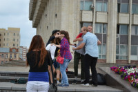 В Туле проходит "обнимашечный" флешмоб, Фото: 100