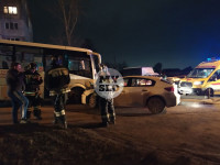 В Туле при столкновении автобуса и легковушки пострадал ребенок, Фото: 4