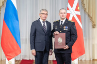 Дмитрий Миляев поздравил сотрудников ОВД, Фото: 20