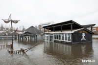 Упа в Туле затопила детскую площадку и кафе на Пролетарской набережной, Фото: 8