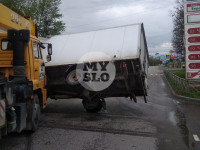 В Туле на Одоевском шоссе автокран завалил «Газель», Фото: 6