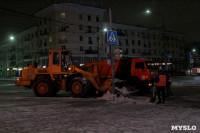 В ночь на 30 января тульские улицы убирали 107 единиц техники, Фото: 6