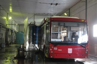 В Туле дезинфицируют общественный транспорт, Фото: 11