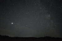 Тульские астрономы сняли яркий поток Персеид над Дубной, Фото: 1